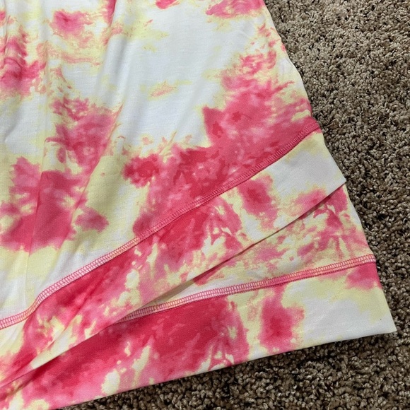Ideology Pink and Yellow Tie-Dye Short Sleeve Tee - Picture 4 of 4